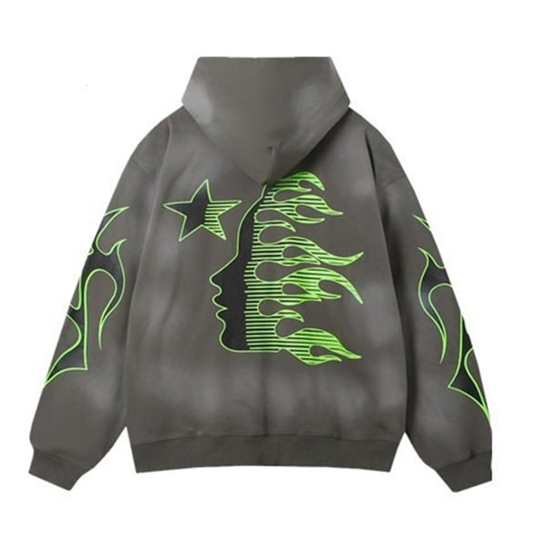 Grey Hellstar Hoodie Grey Hellstar Hoodie
