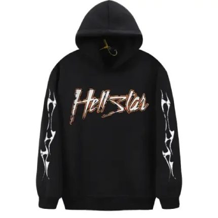 Brown Hellstar Studios Flame Hoodies