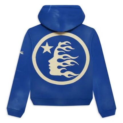 Blue/Yellow Hellstar No Guts No Glory Hoodie