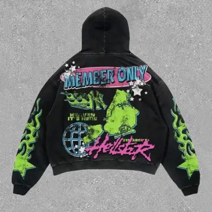 Black Hellstar Liberty City of Love Hoodie